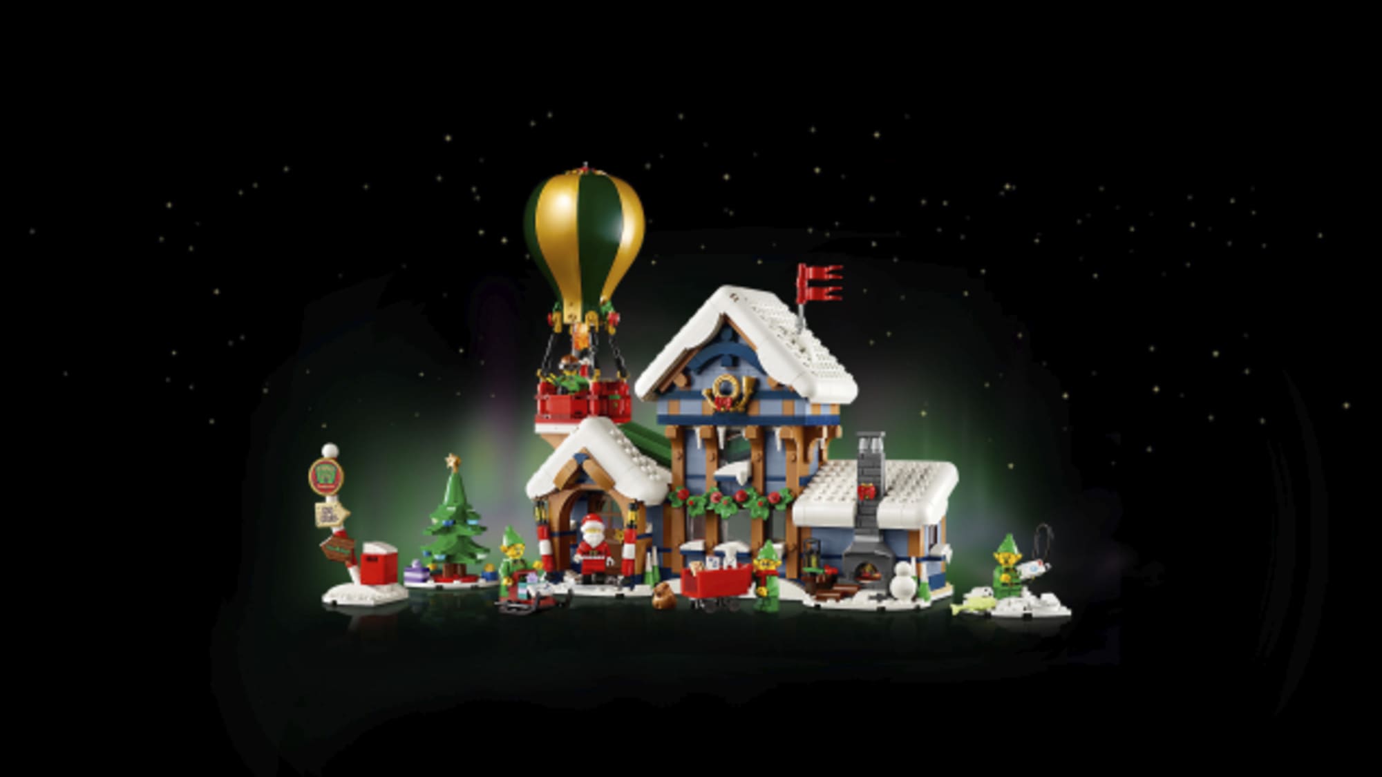 LEGO Icons 10339 Postamt des Weihnachtsmanns Winter-Set