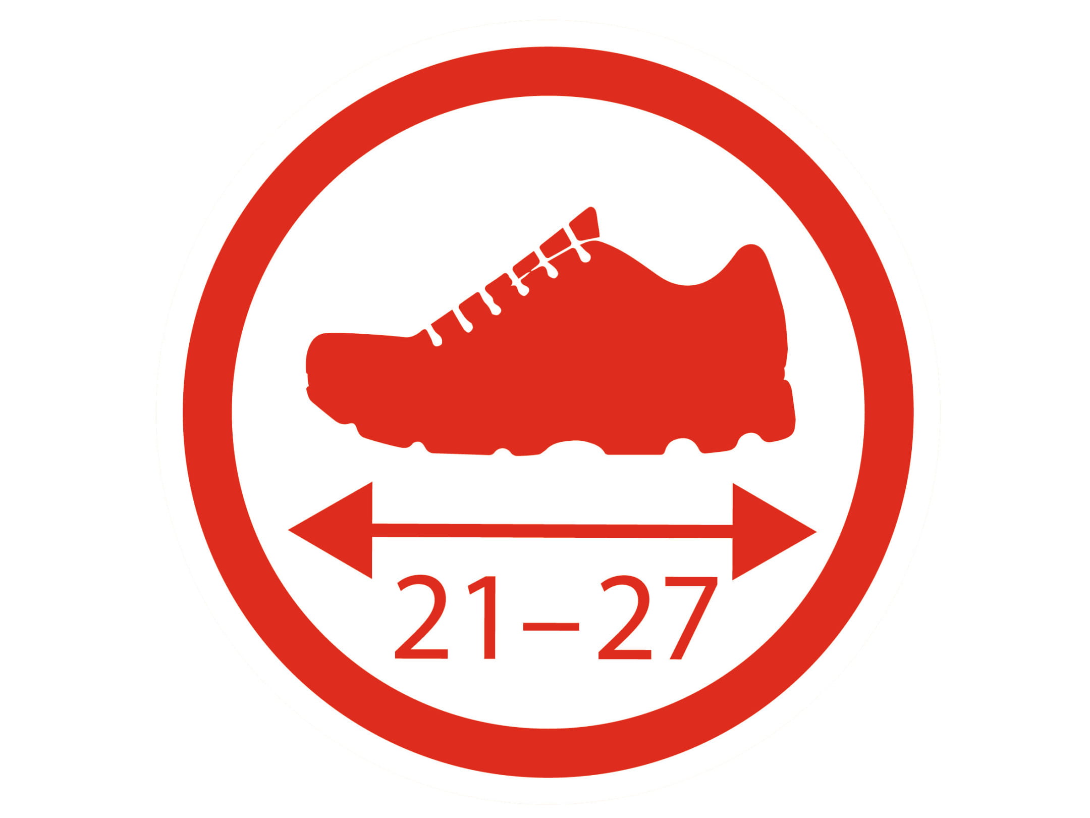BIG Shoe Care Schuh Schoner Rot 21-27