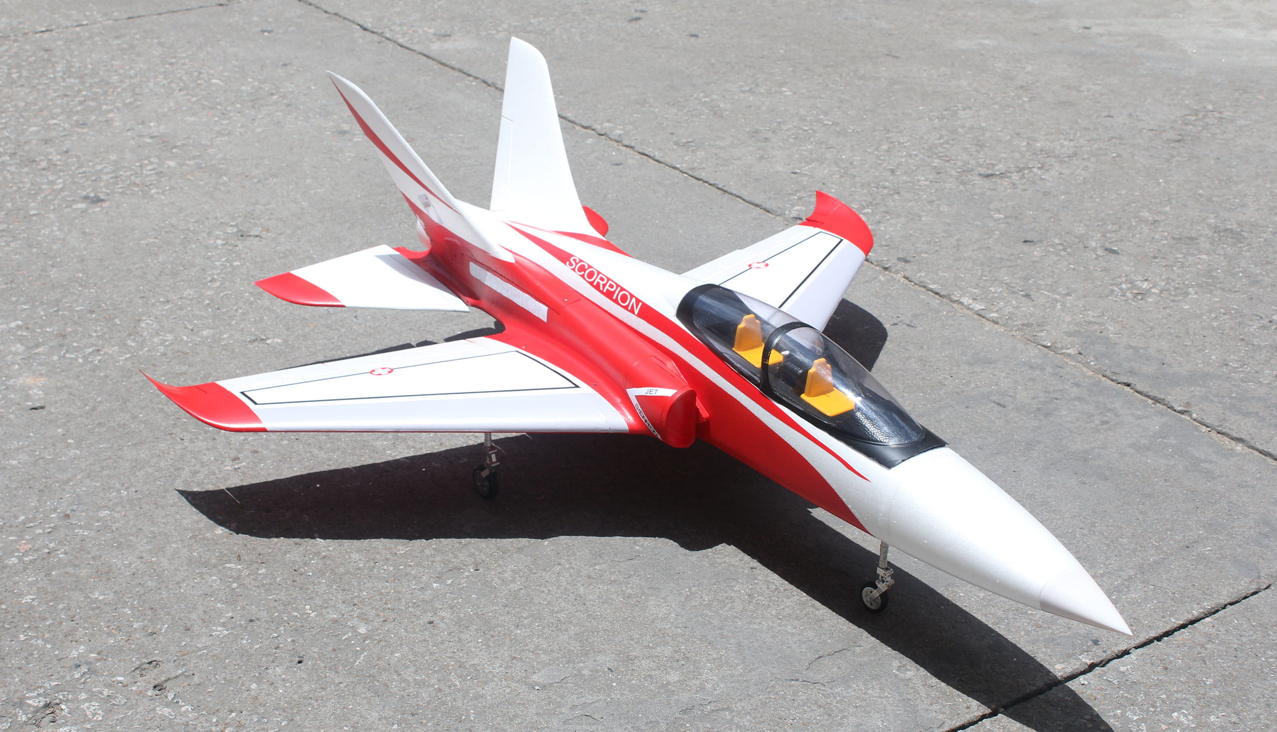 Amewi AMXFlight RC Flugzeug Super Scorpion 6-8S rot/weiß PNP Amewi AMXFlight RC Flugzeug Super Scorpion 6-8S rot/weiß PNP