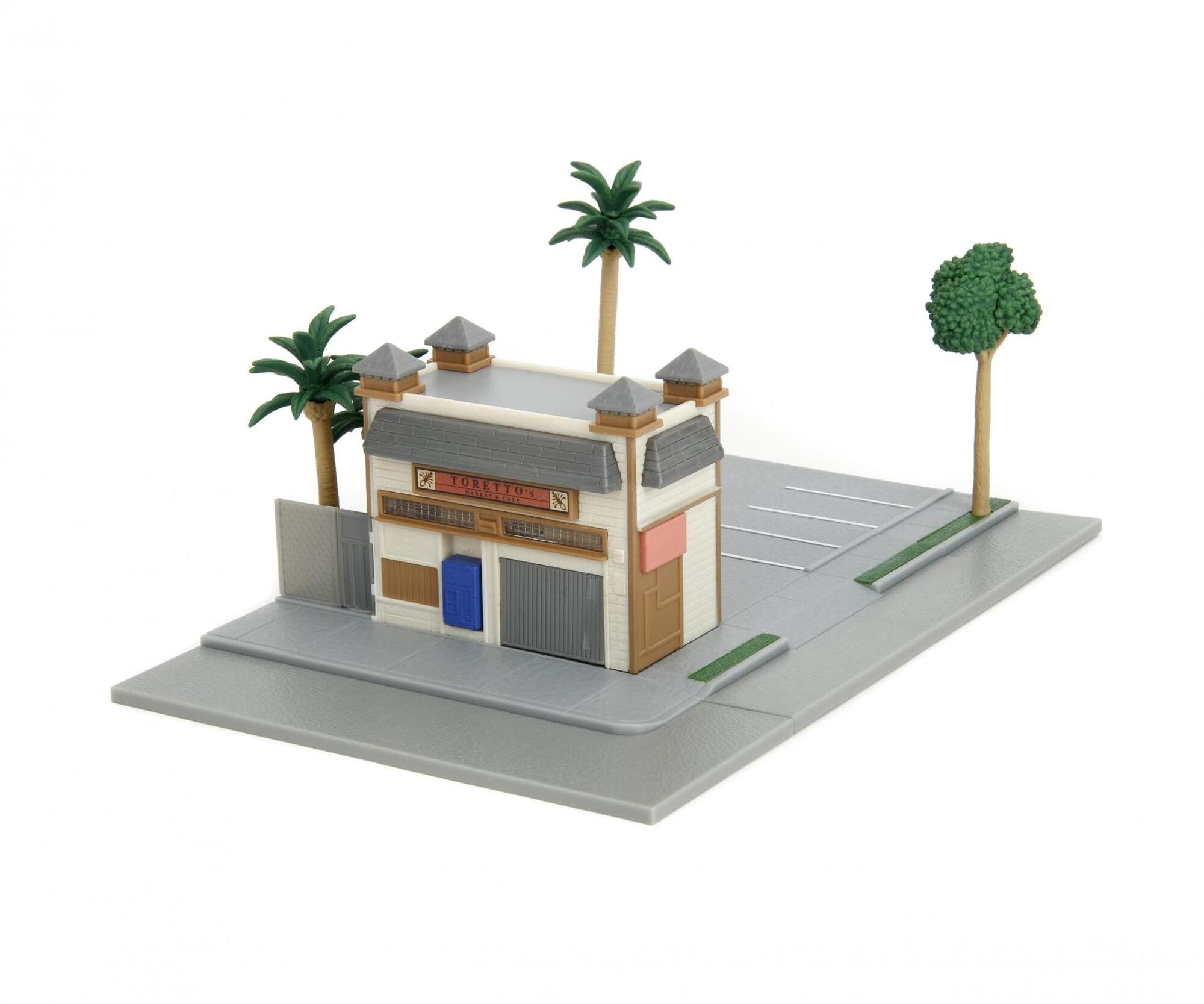 Jada Toys Fast - Furious Toretto’s Cafe Nanoscene mit 2 Die-Cast Fahrzeugen