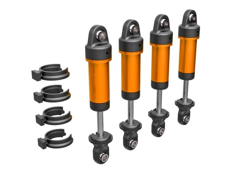 Traxxas Daempfer komplett orange _4_ Alu TRX-4M - RC-Zubehoer