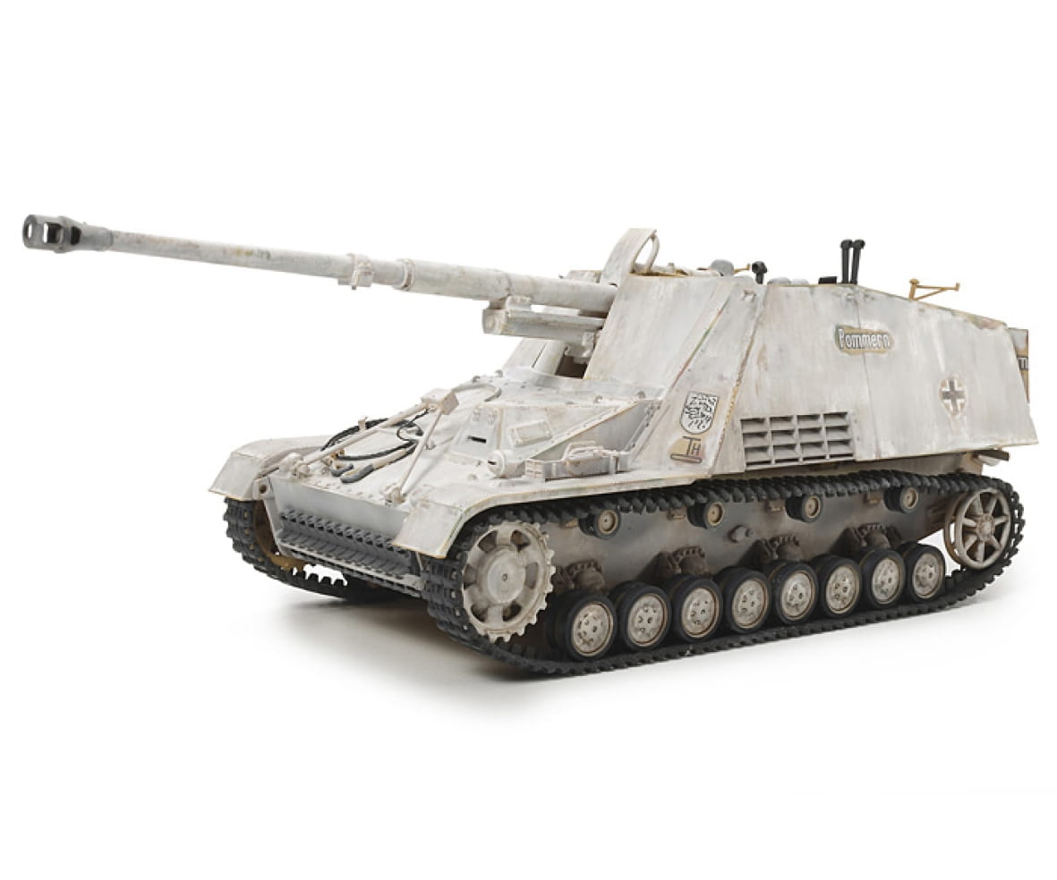 Tamiya WWII Deutscher Panzerjäger Nashorn (4) 1:35 Plastik Modellbau Militär Bausatz Tamiya WWII Deutscher Panzerjäger Nashorn (4) 1:35 Plastik Modellbau Militär Bausatz