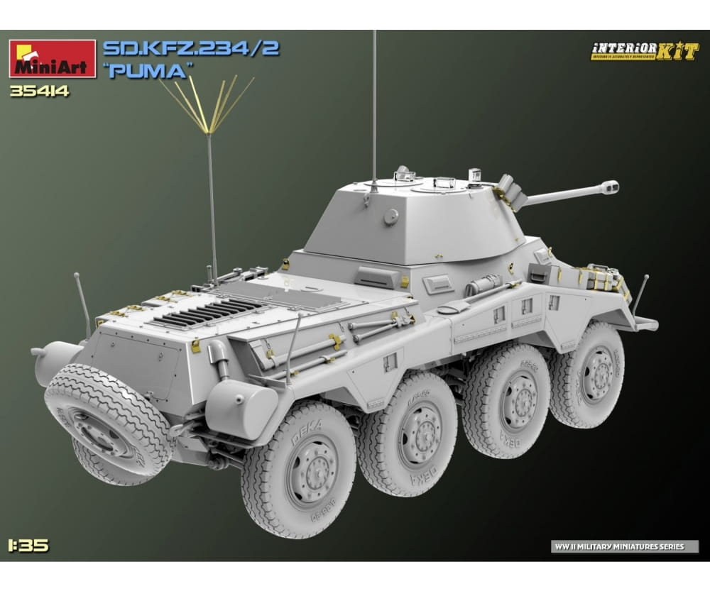 MiniArt 1_35 Sd_Kfz.234_2 Puma Interior Kit Plastik Modellbausatz - RC-Zubehoer