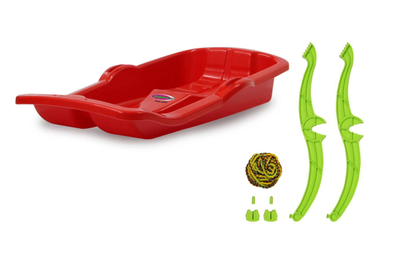Jamara Snow Play Bob Karol mit Bremse 80cm rot Jamara Snow Play Bob Karol mit Bremse 80cm rot