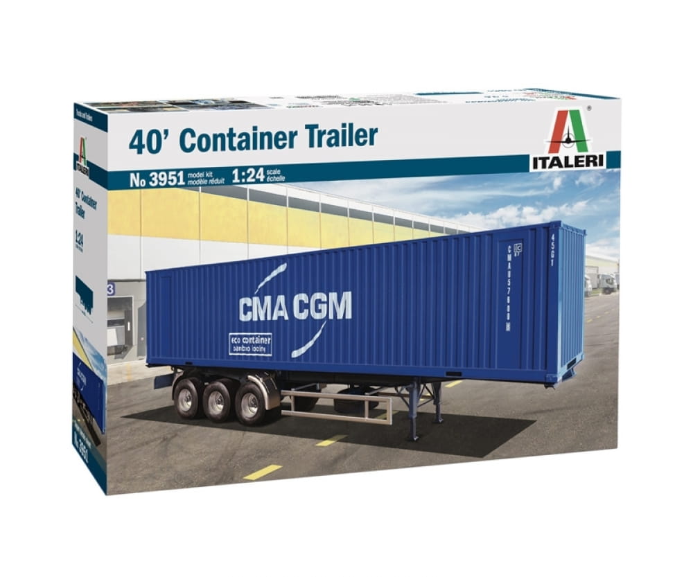 Italeri 1:24 Container Auflieger 40Ft