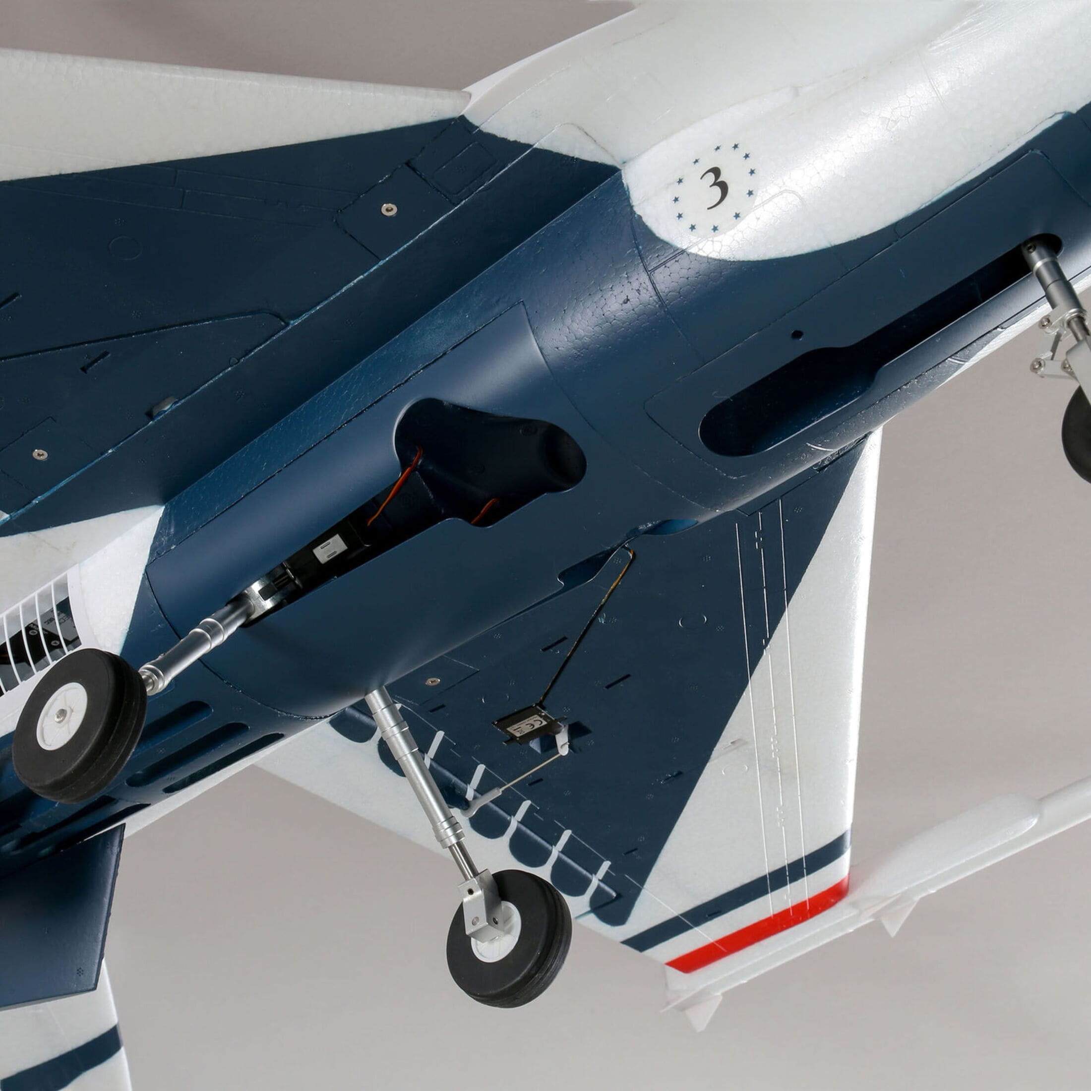 E-flite RC Flugzeug Jet F-16 70mm EDF BNF Basic mit AS3X and SS