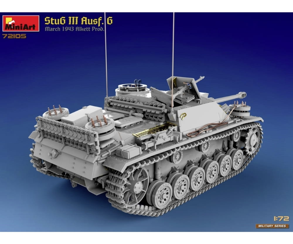 MiniArt 1:72 StuG III Ausf. G Prod. M Plastik Modellbausatz