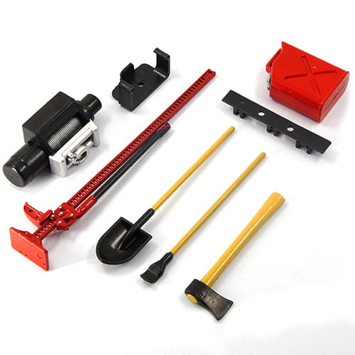 Thicon 1_10 Werkzeug-Set gross Modellbau Deko - RC-Zubehoer