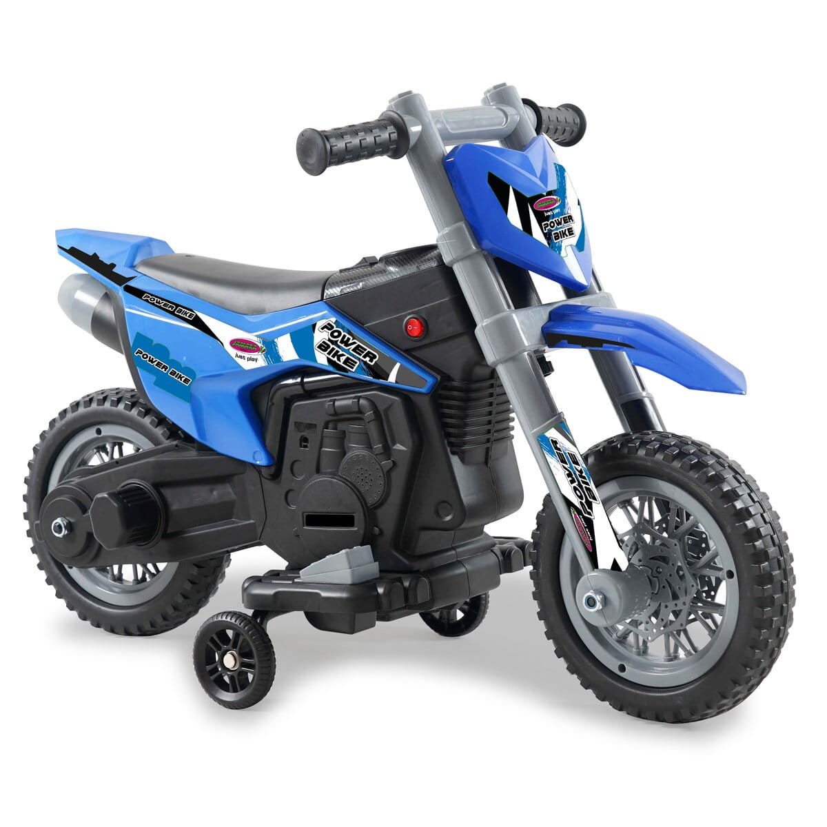 Jamara Ride-on Motorrad Power Bike blau 6V