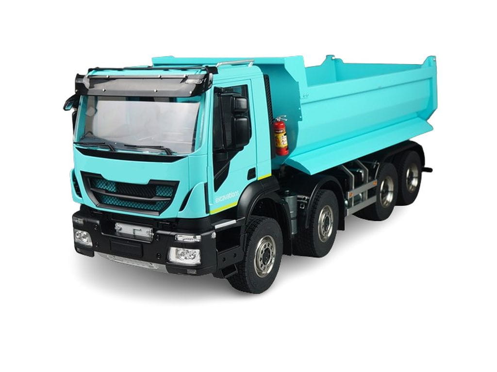 ScaleClub 1:14 Stralis blau 8x8 Hinterkipper RTR mit FlySky FS-i6S