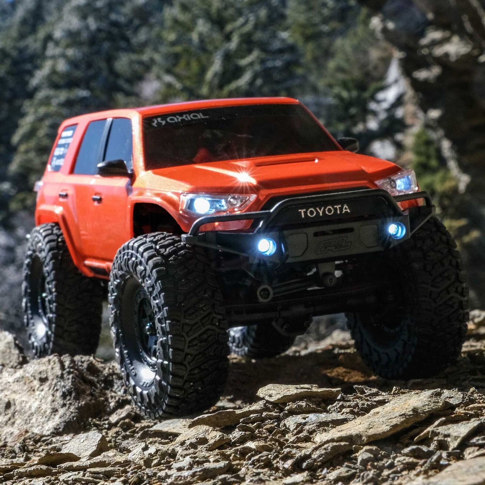 Axial SCX24 Toyota 4Runner 1_24 RTR RC Rock Crawler orange