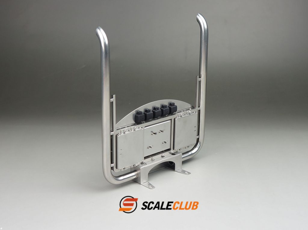 ScaleClub 1:14 Auspuffanlage Euro mit LED und Staukästen