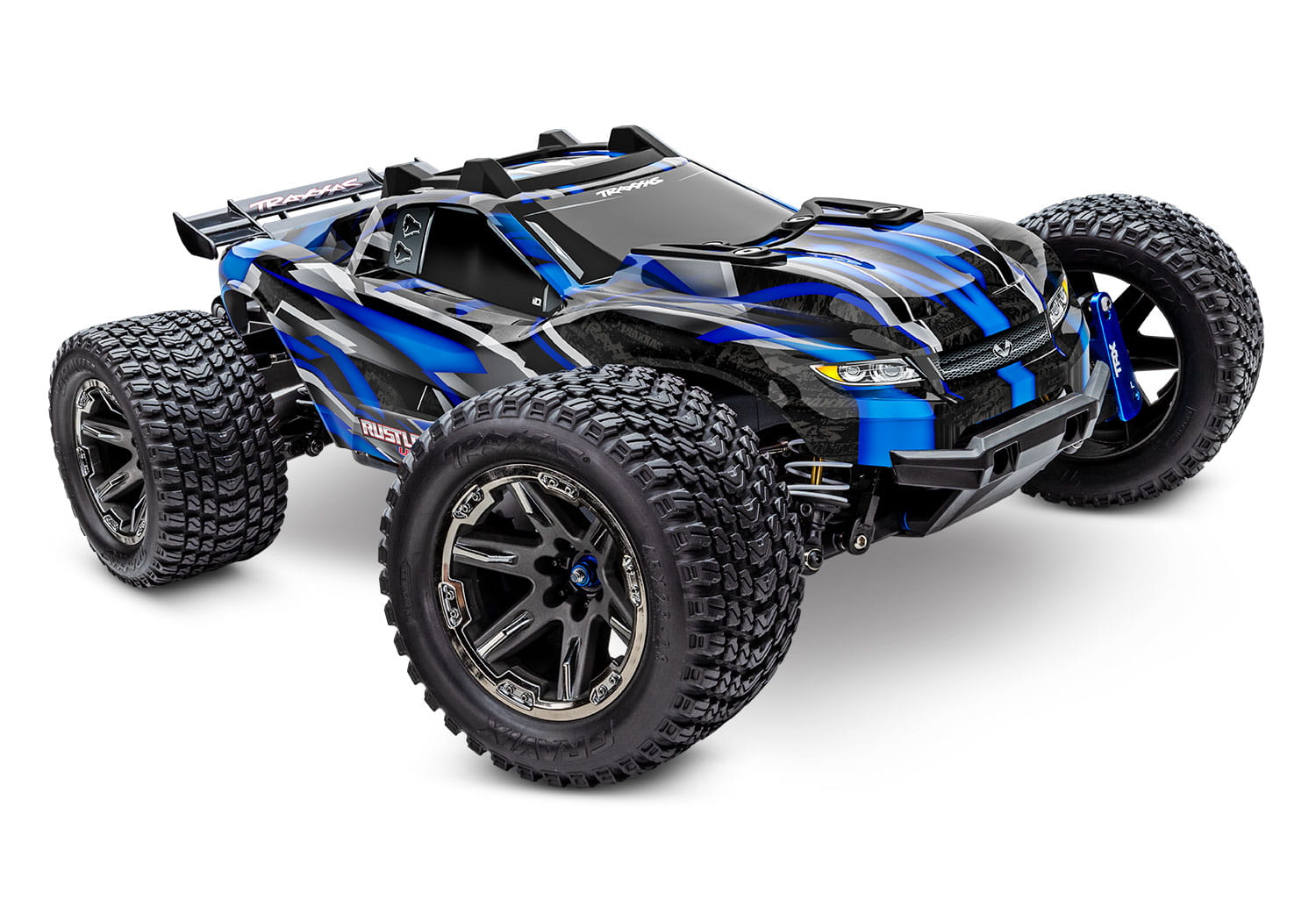 Traxxas Rustler 4x4 VXL Ultimate Stadium Truck blau 1_10