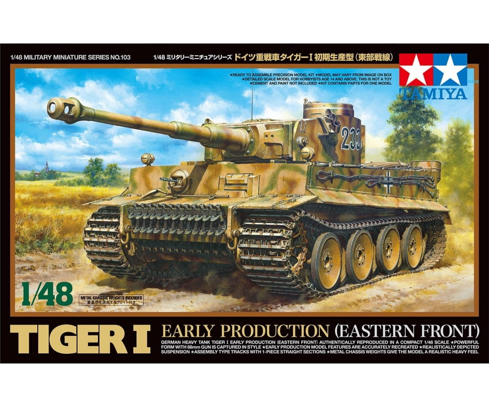 Tamiya 1:48 SdKfz. 181 Tiger I Ostfr. Frü.Prod.