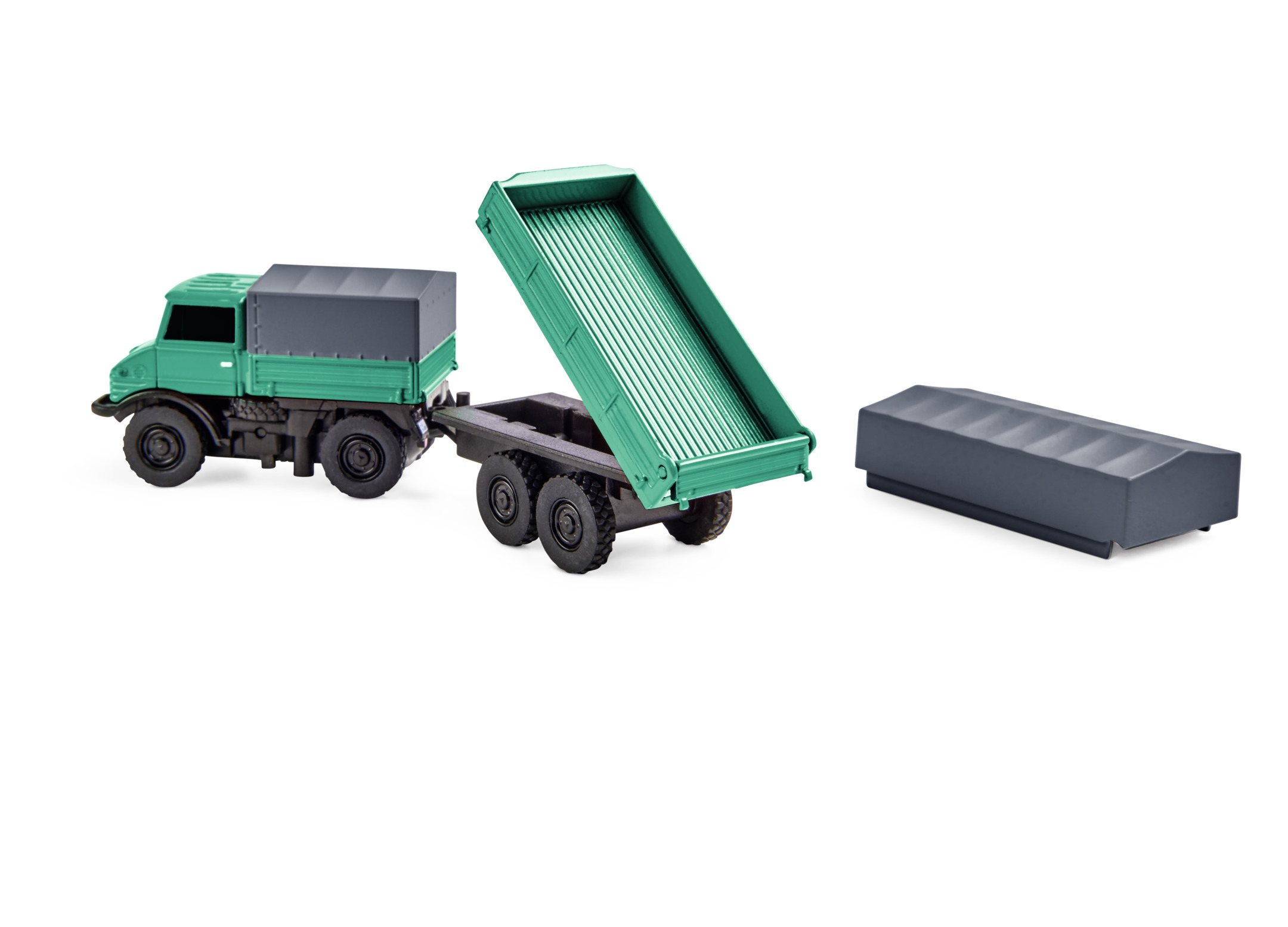 Carson RC Mercedes-Benz Unimog U406 Forst mit Haenger 1_87 RTR_