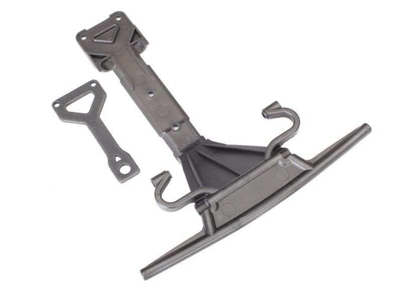 Traxxas Skid-Platte vorn _Plastik_ Support-Platte _Stahl_ - RC-Zubehoer