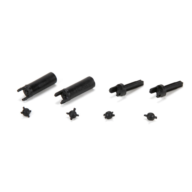 Electrix Center Driveshaft Assembly: 1:24 4WD Temper