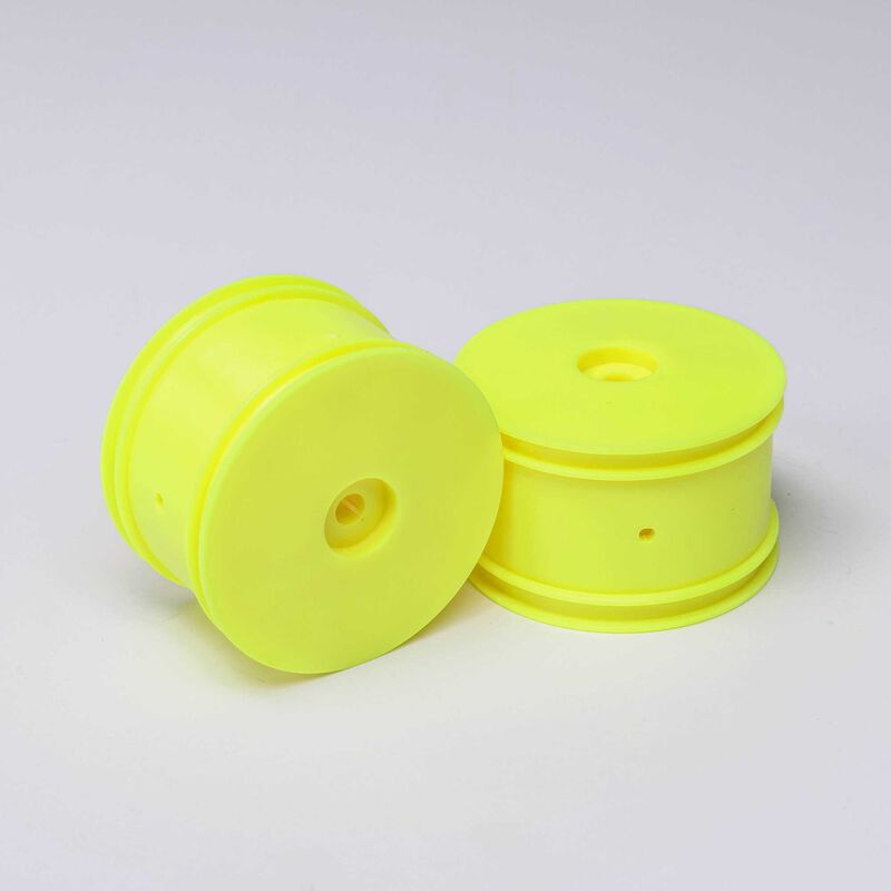 Losi Rear Wheel_ Yellow _2_ Mini-B - RC-Zubehoer