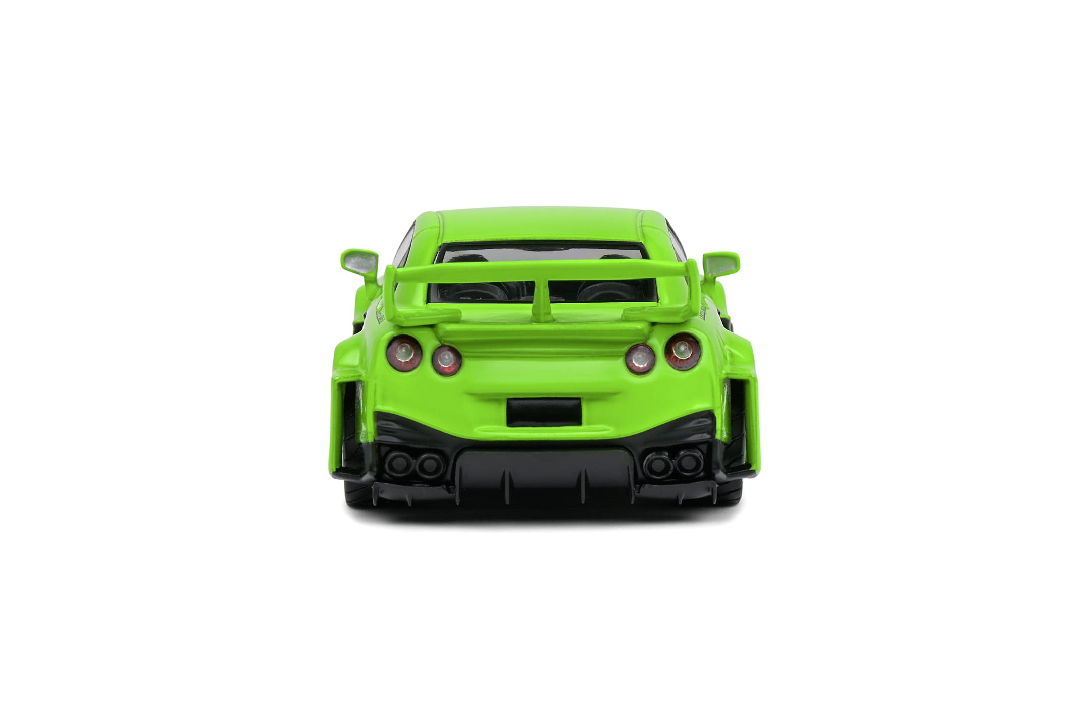 Nissan GT-R _R35_ LB Work Silhouette Modellauto 1_43 in Acid Green