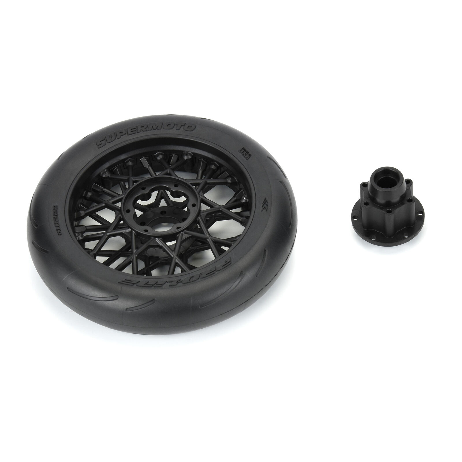 Proline 1:4 Supermoto S3 Motorrad Reifen Front Reifen MTD Black (1) PROMOTO-MX