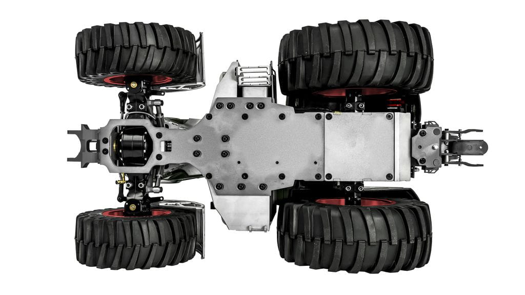 Lesu 1_16 Traktor-Fahrgestell 4x4 Montiert fuer Bruder-Traktor - RC-Zubehoer