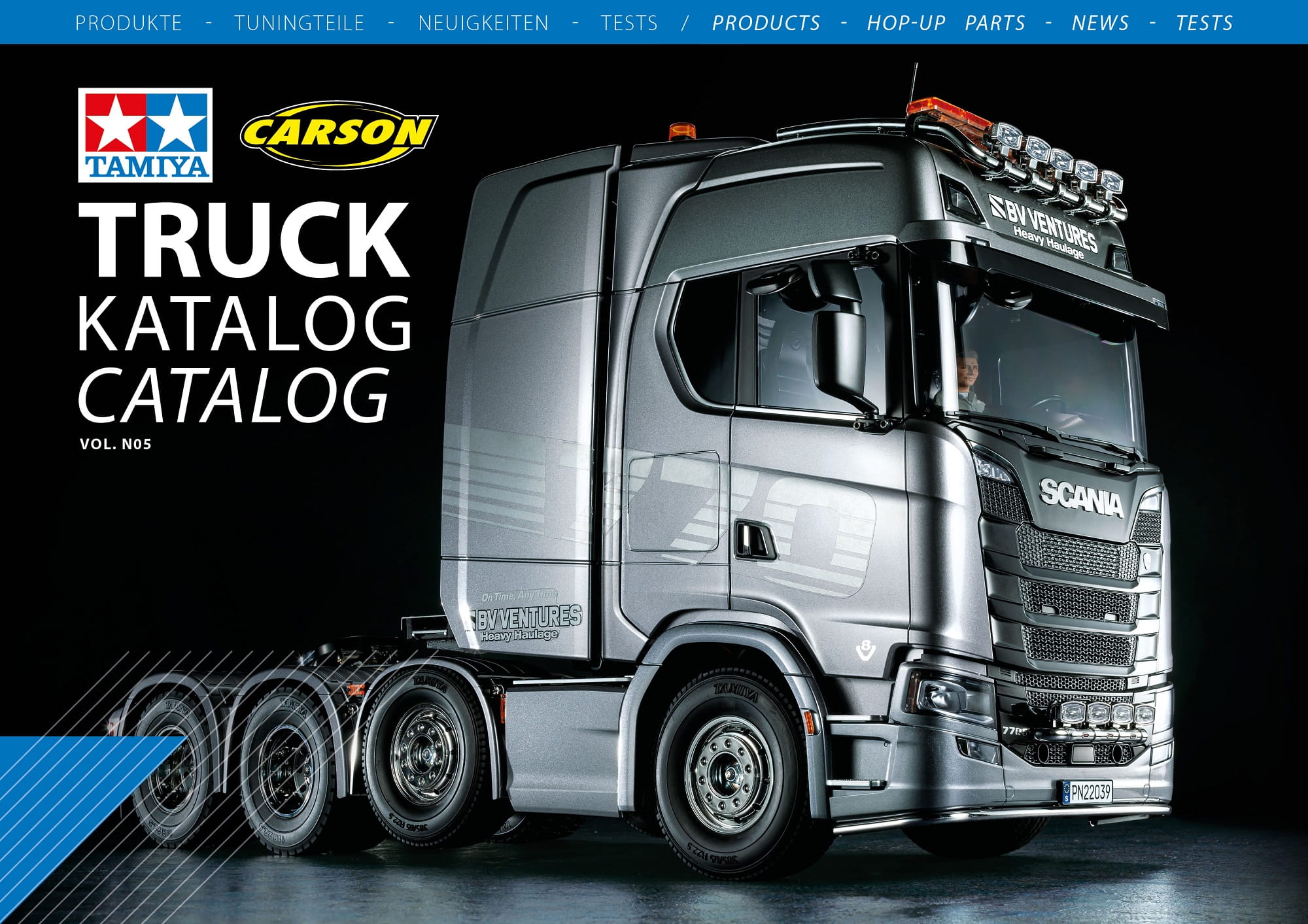 Tamiya - Carson Truck Katalog Vol. No 05 über 130 Seiten Tamiya - Carson Truck Katalog Vol. No 05 über 130 Seiten