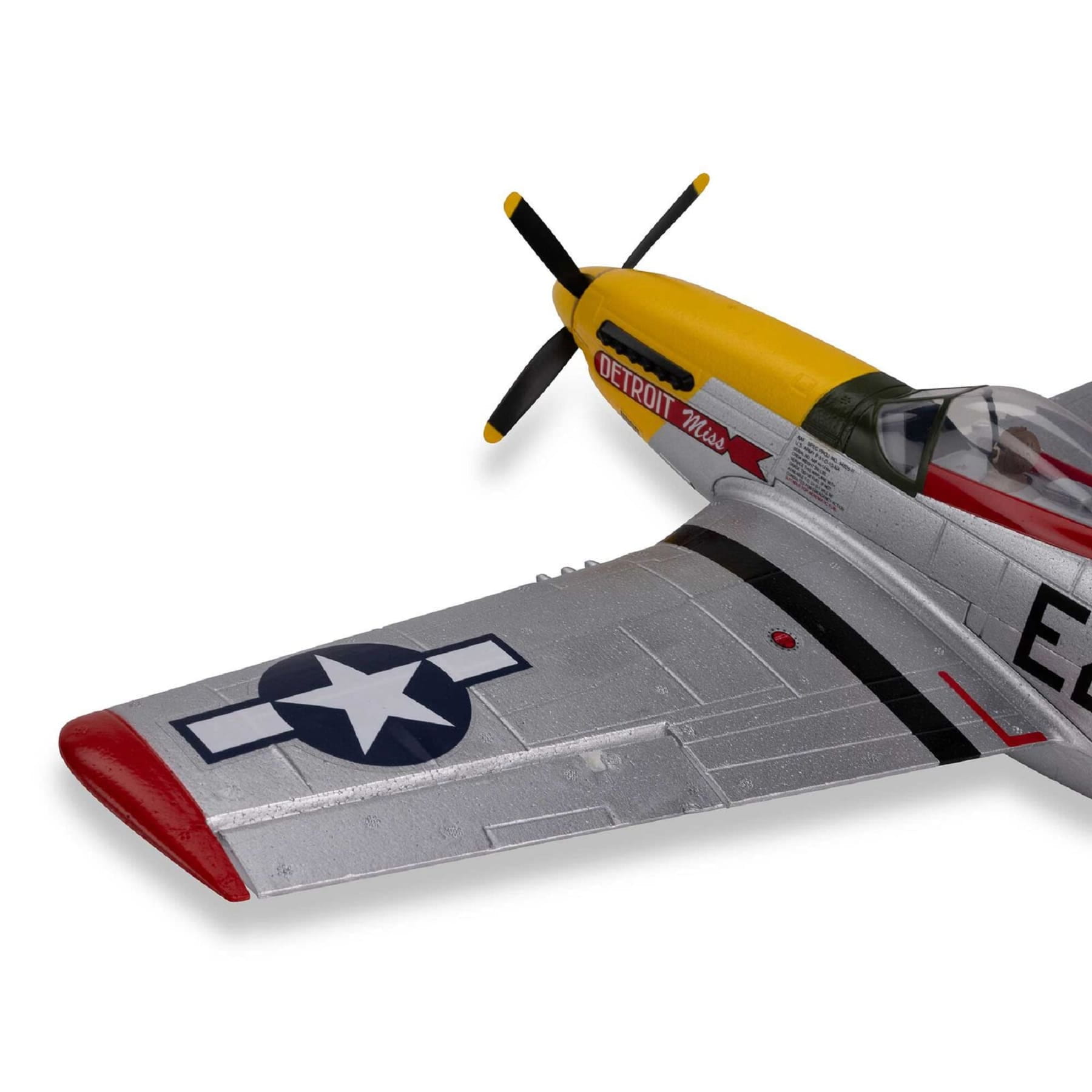 E-flite UMX P51D Mustang Detroit Miss BNF Basic Flugzeug E-flite UMX P-51D Mustang Detroit Miss BNF