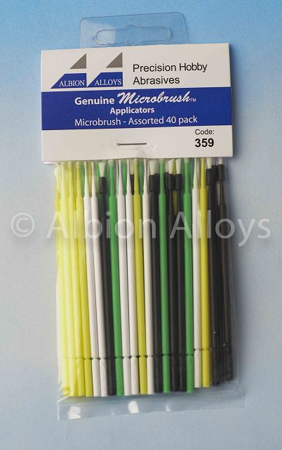 Krick Mikropinsel sortiert _VE40_ - RC-Zubehoer