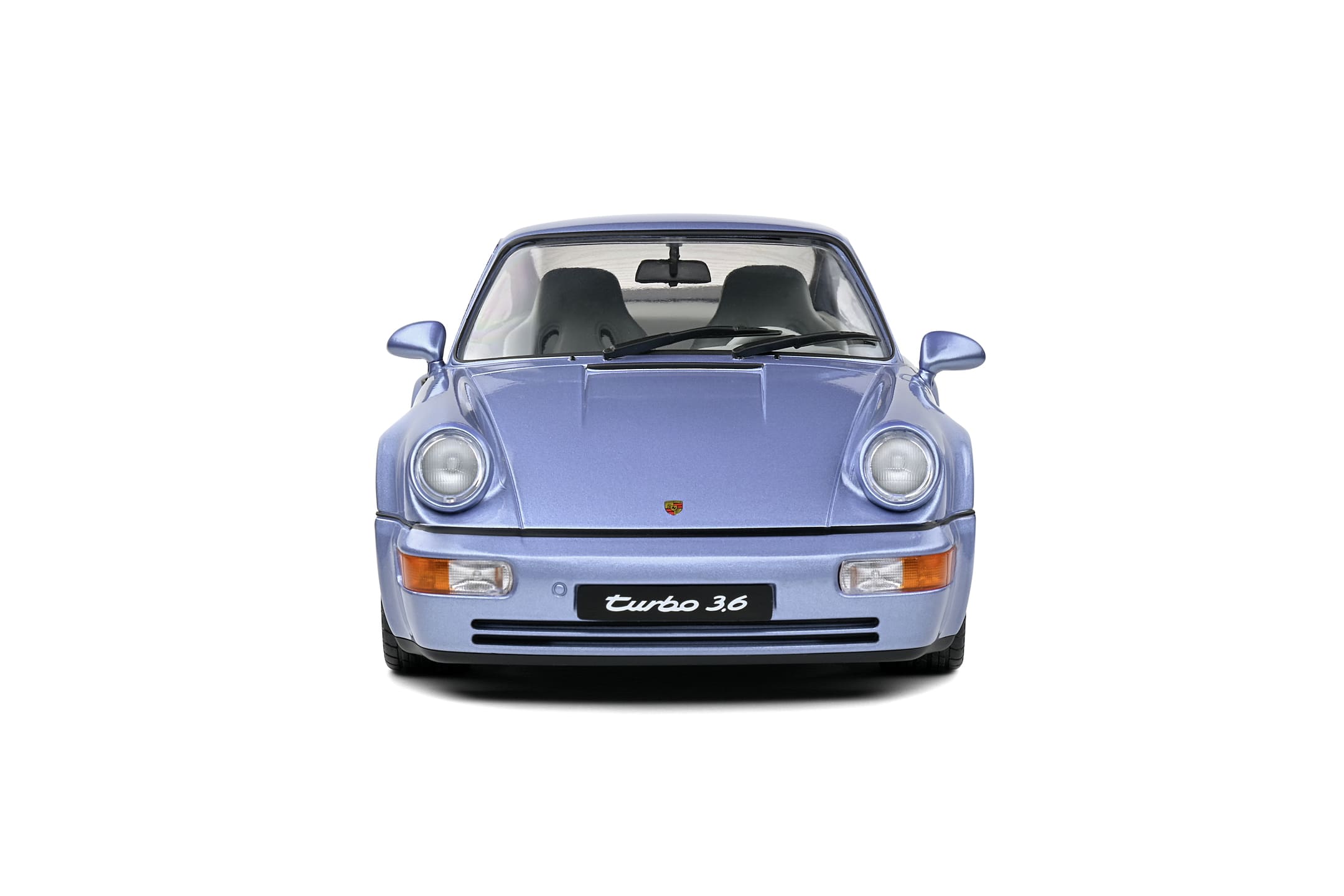 Solido Modellauto 1_18 Porsche 911 _964_ Turbo Horizon Blue 1990 - Detailgetreues Modell