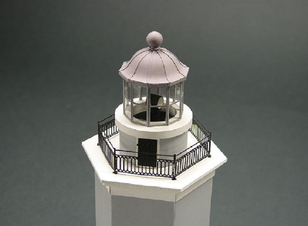 Shipyard Leuchtturm Los Morillos Lighthouse Puerto Rico 1882 1:72 Laser Kartonbausatz
