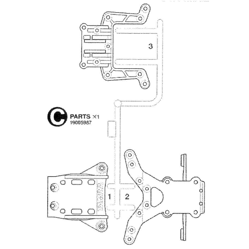 Tamiya Holiday Buggy C-Teile Daempfer - RC-Zubehoer