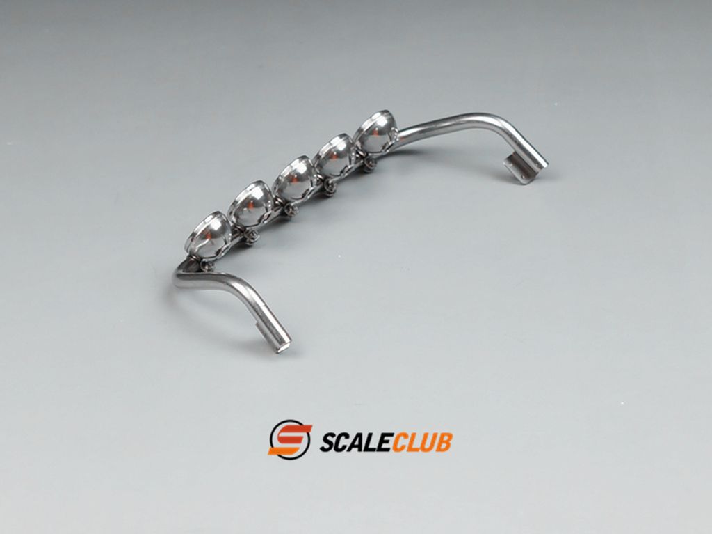 ScaleClub 1:14 Dachlampenbügel mit LED aus V2A für F2000