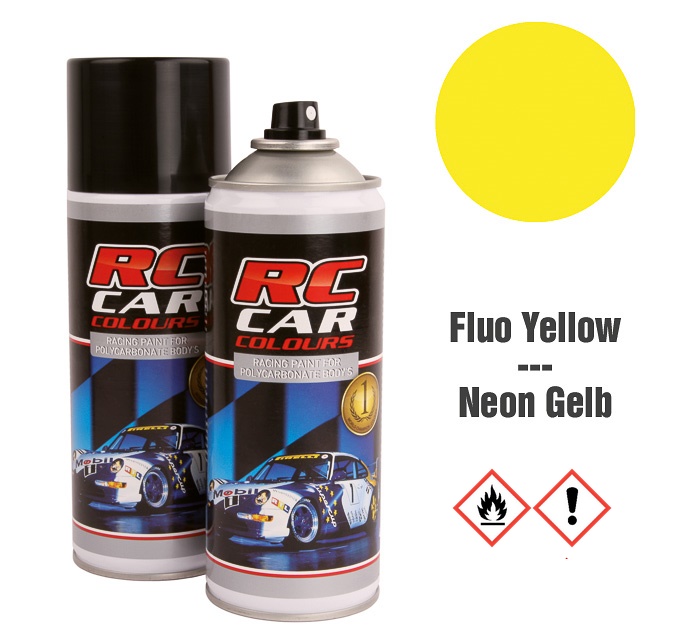 Robitronic Lexan Spray Fluo Gelb 1007 150 ml