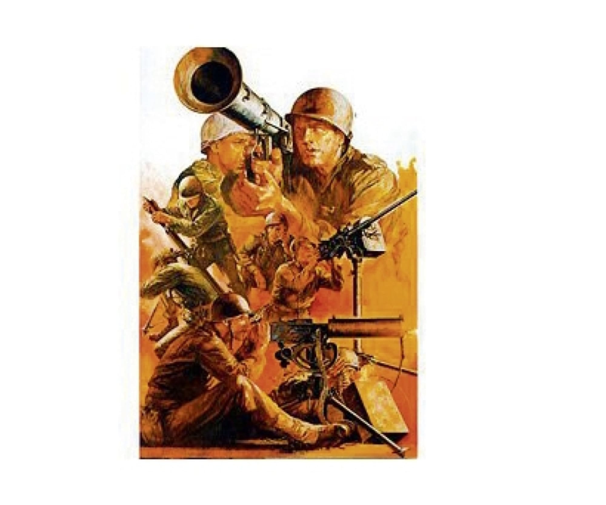 Tamiya 1_35 Figuren Set US MG_Moerser Trupp _8_ - RC-Zubehoer