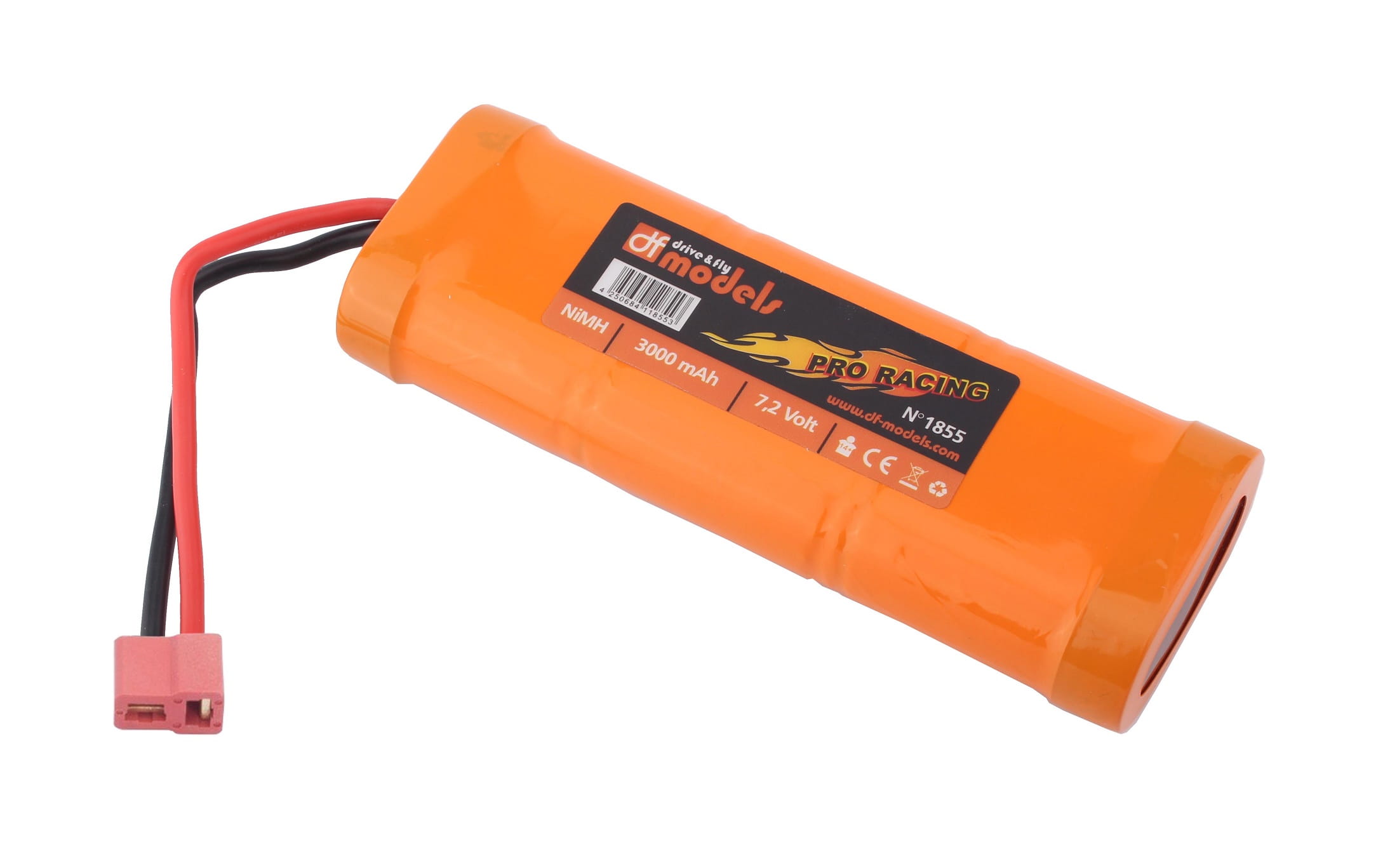 DF Models NiMH Akku 3000 mAh 7_2V Tamiya Groesse fuer RC Cars