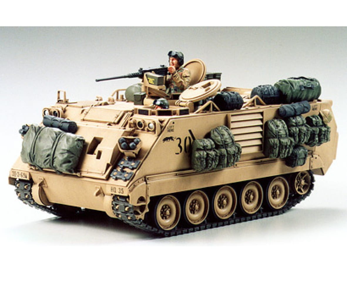 Tamiya US M113A2 Man. Panzer Transporter Wüste 1:35 Plastik Modellbau Militär Bausatz