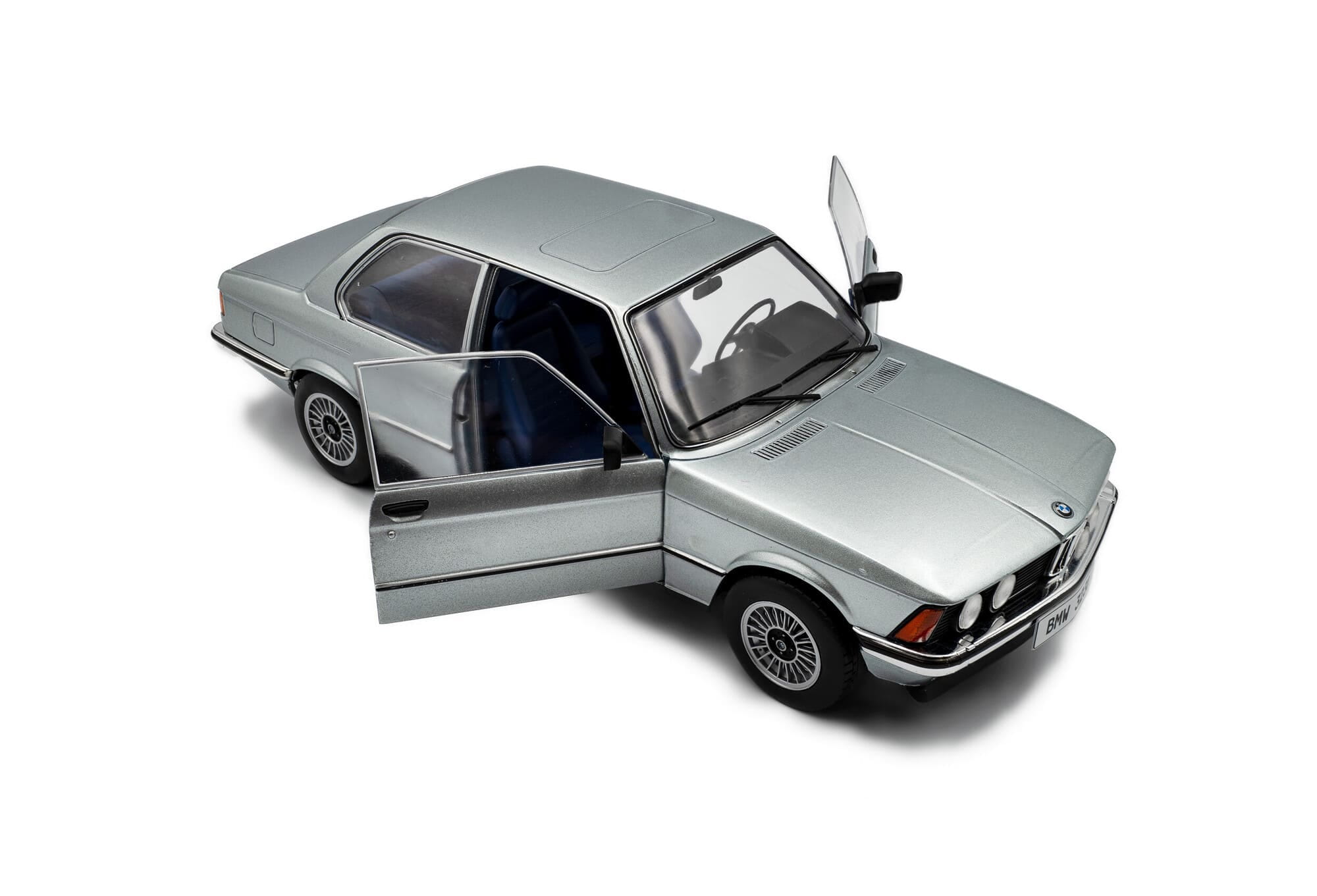 Solido BMW E21 323i Saphirblau Metallic Standmodellauto im Massstab 1_18