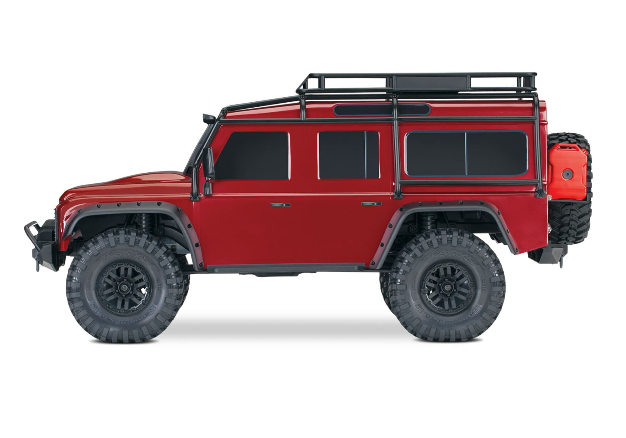traxxas trx-4 lr defender 1 10 crawler rtr rot TRAXXAS TRX-4 LR Defender 1_10 Crawler RTR rot mit Portalachsen und T-Lock Sperrdifferentialen