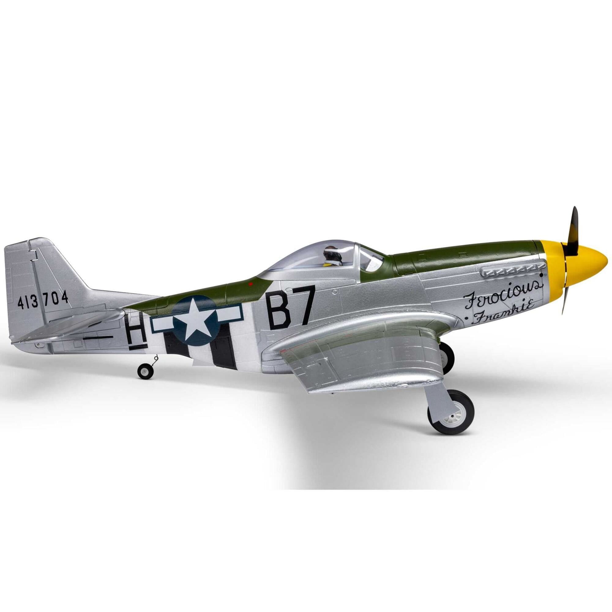 E-flite P51D Mustang 1m PNP-Motor-Regler-Servos e-flite-p51d-mustang-1-0m-pnp-rc-flugzeug-mit-servos