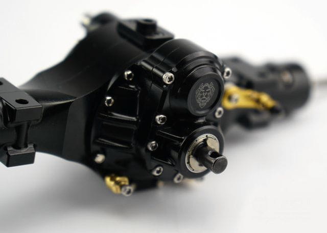 Lesu 1:14 Differenzialachse V2 hinten sperrbar mit Durchtrieb Alu Lesu 1:14 Differenzialachse V2 hinten sperrbar mit Durchtrieb Alu