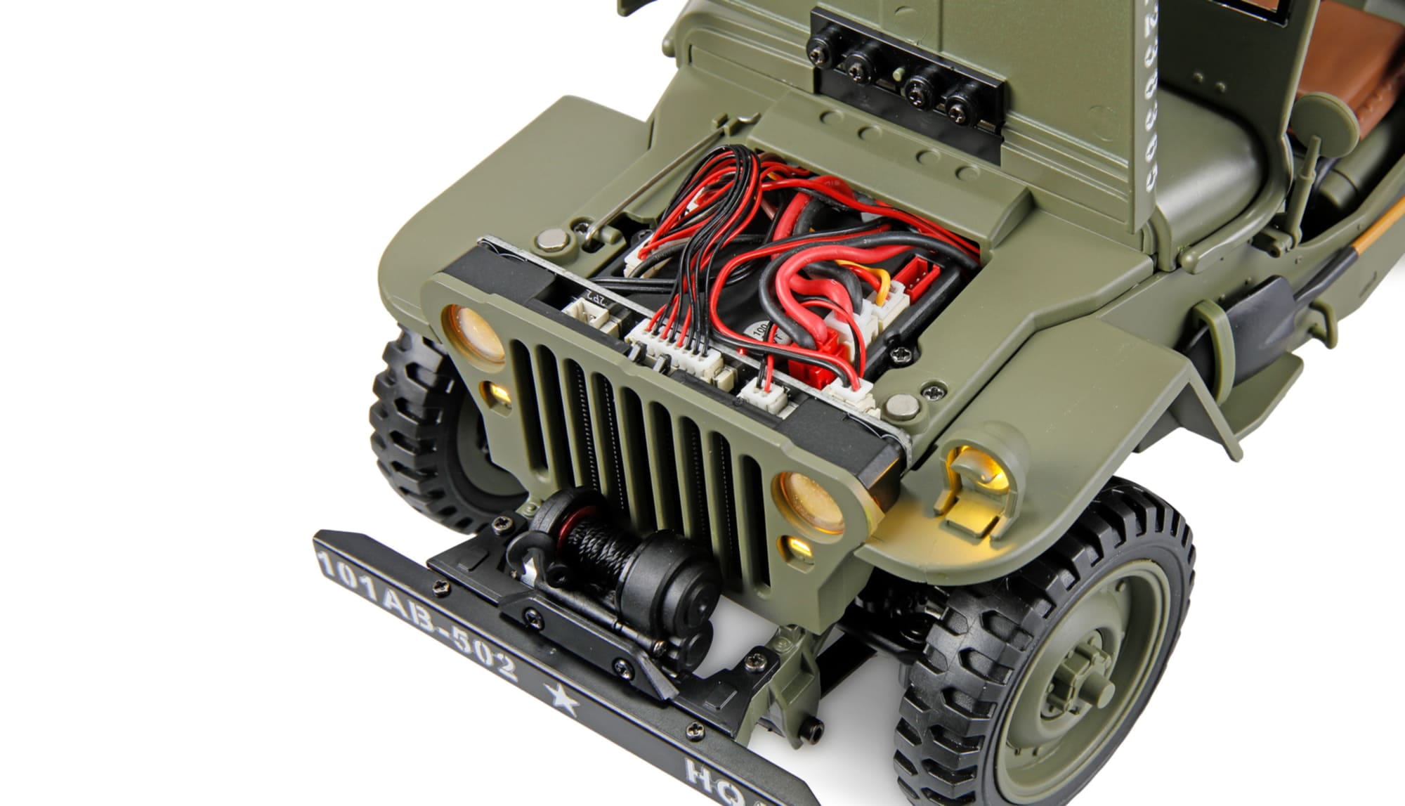 Amewi Jeep Willys MB 1_14 Scale Crawler 4WD RTR gruen