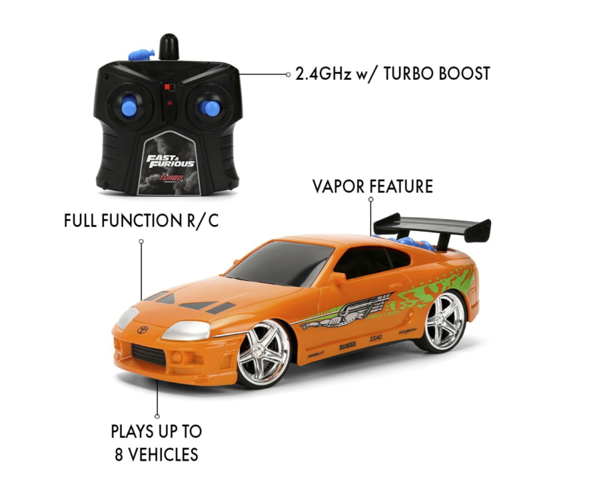 Jada Fast - Furious RC Nitro Powered Vapor 1_24 - RC-Zubehoer