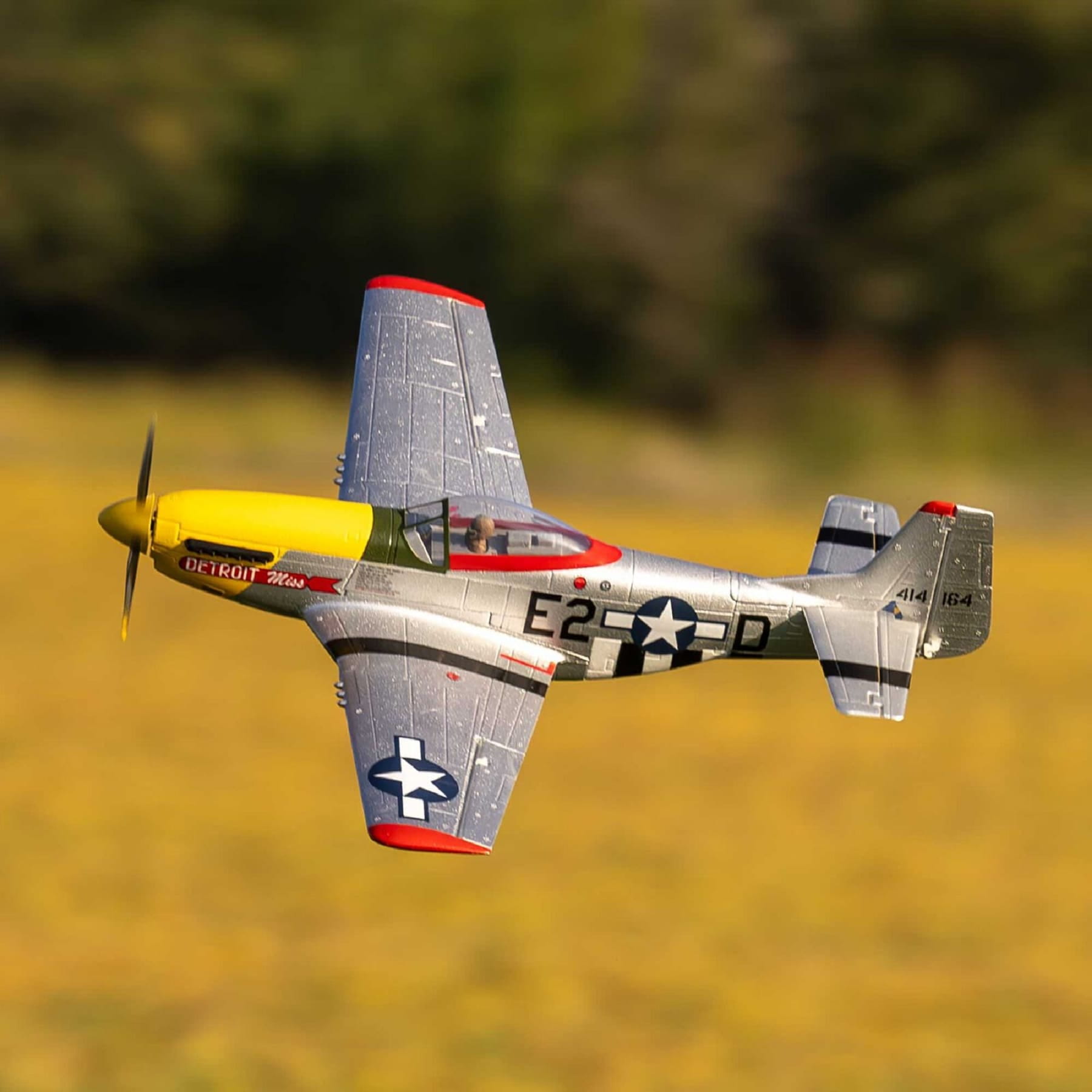 E-flite UMX P51D Mustang Detroit Miss BNF Basic Flugzeug E-flite UMX P-51D Mustang Detroit Miss BNF