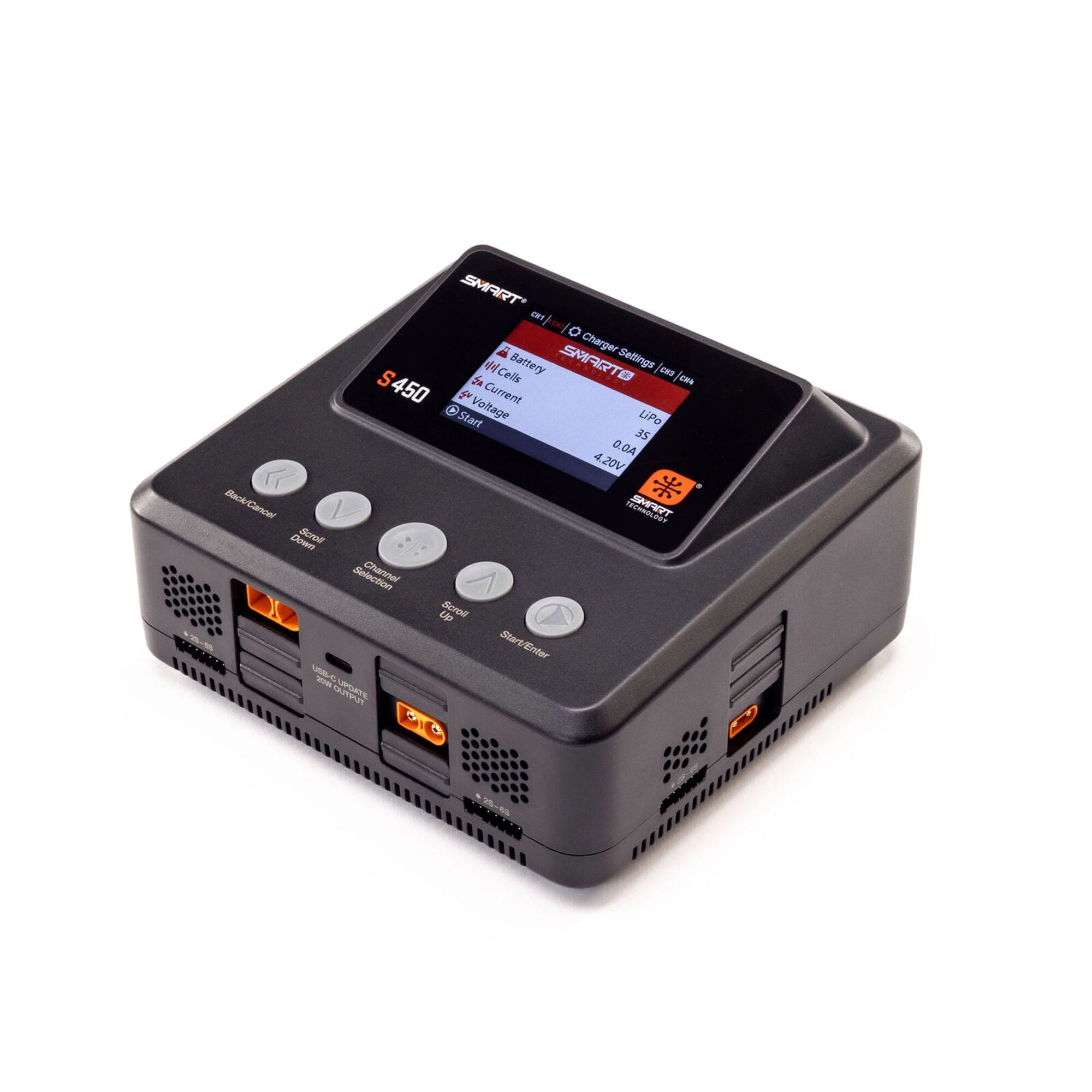 Spektrum S450 G2 Smart Ladegeraet 4x50W RC Akku Charger