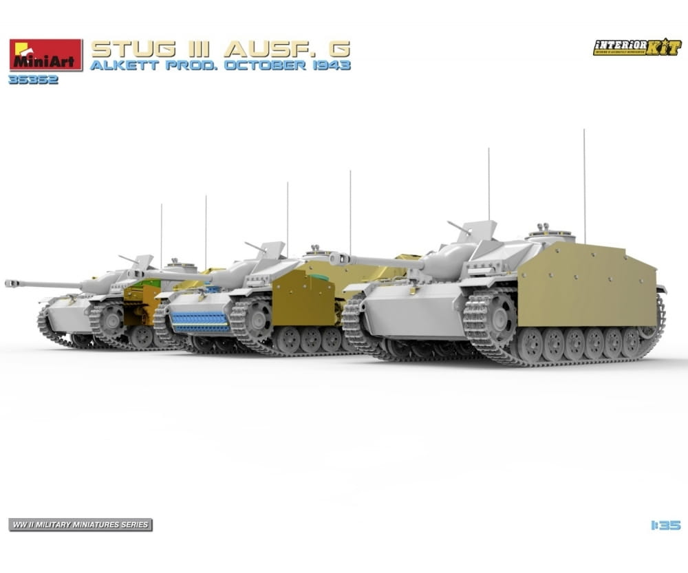 MiniArt 1:35 Deutsches StuG III Ausf. G Pro Plastik Modellbausatz