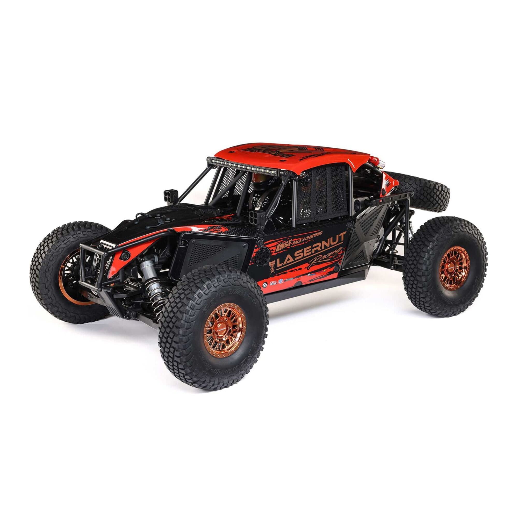 Losi 8IGHT-X 4X4 Super Lasernut 1_6 Scale Buggy RTR auf Offroad-Strecke