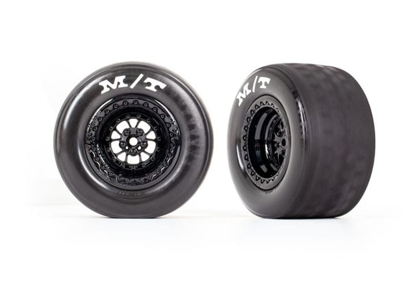Traxxas Reifen Auf Felge Montiert Schwarz Glänzend Hinten (2)