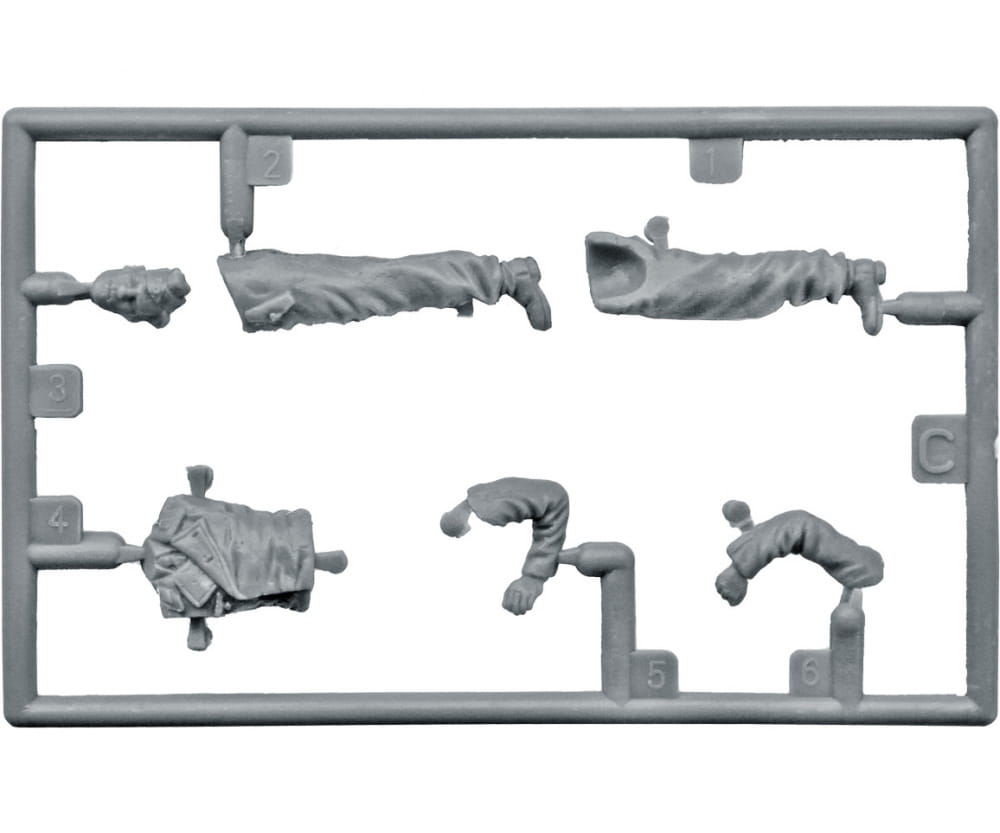 Plastikmodellbau von Miniart 1-35 fig dt besatzung in ruhe 6