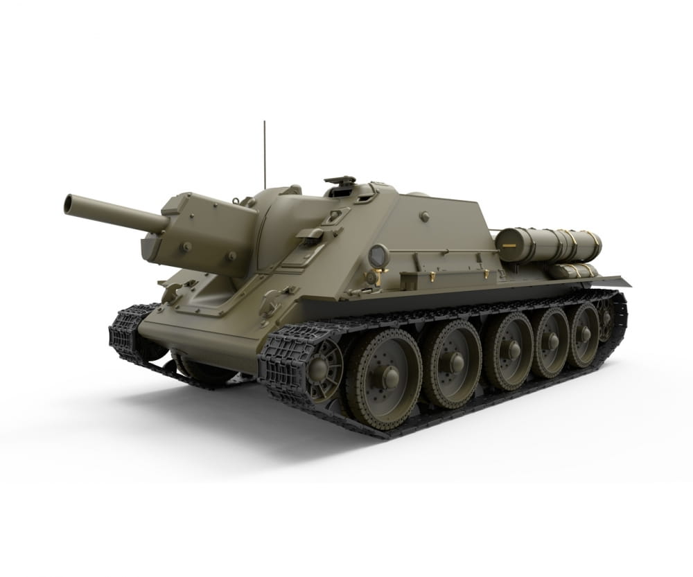 Plastikmodellbau von Miniart 1-35 su 122 mit prod m interieur