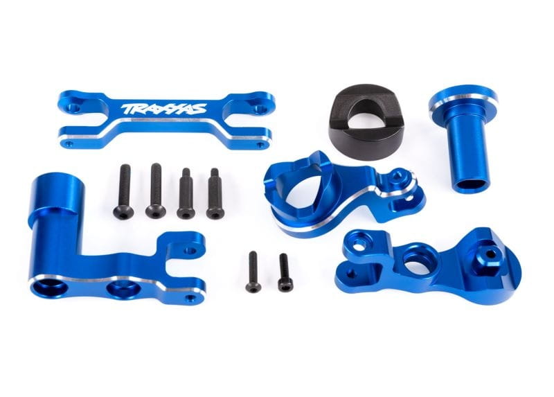 Traxxas Servosaver Umlenkung Alu blau - RC-Zubehoer